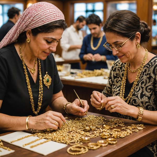 Quelle croisière propose des ateliers de fabrication de bijoux en or au Moyen-Orient?